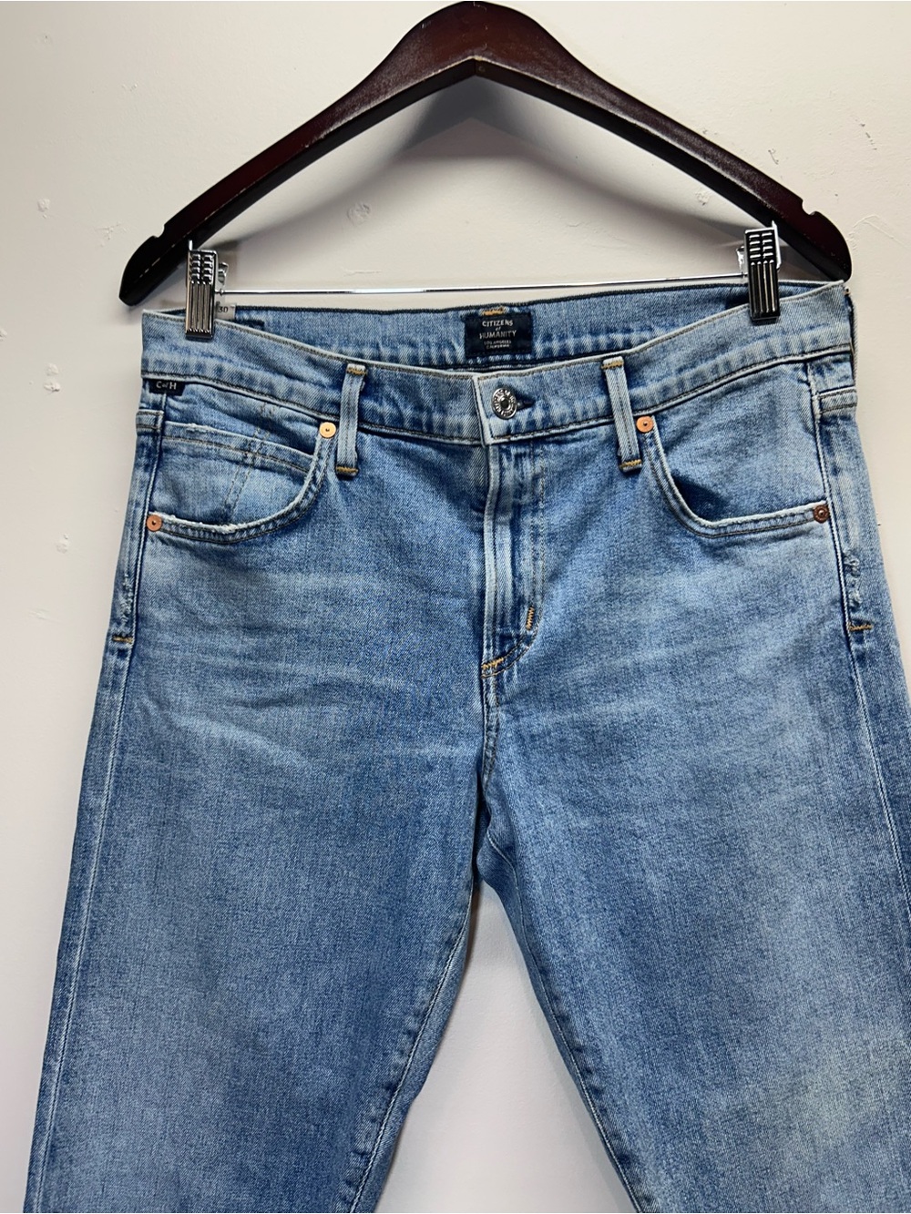 Citizens of Humanity Elsa Mid-Rise Slim Fit Crop- 30 - Picture 5 of 16